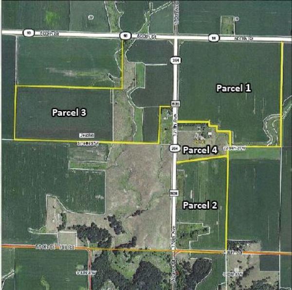 392.53 Acres m/l selling in 4 tracts