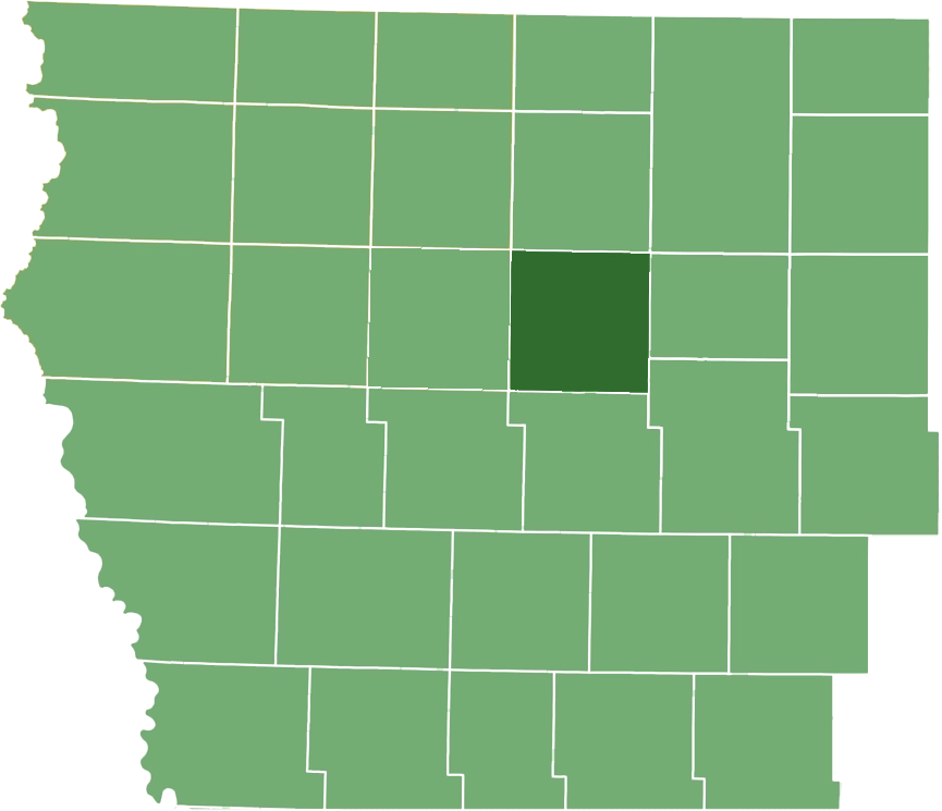 Pocahontas County, IA service area map
