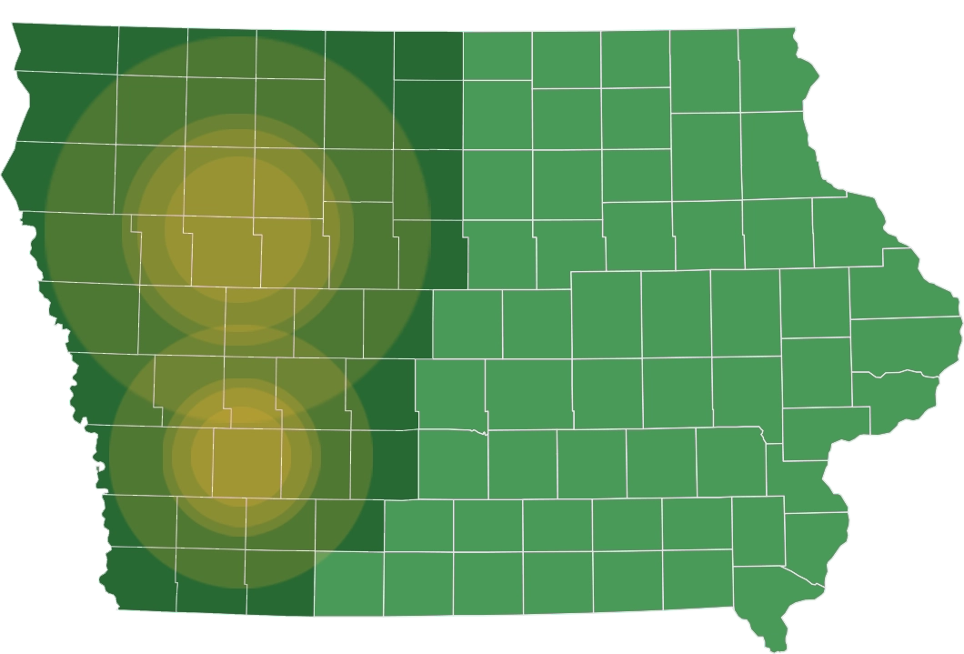 Where we serve in Iowa