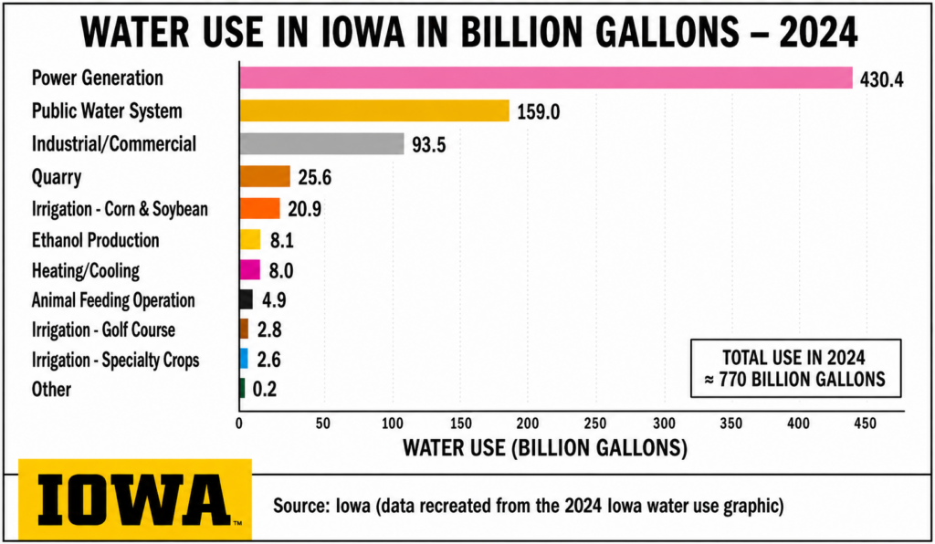 Water Use in Iowa 2024